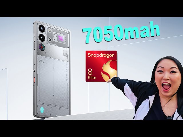 World's Largest Screen-to-Body Ratio - Redmagic 10 Pro Mobile Phone