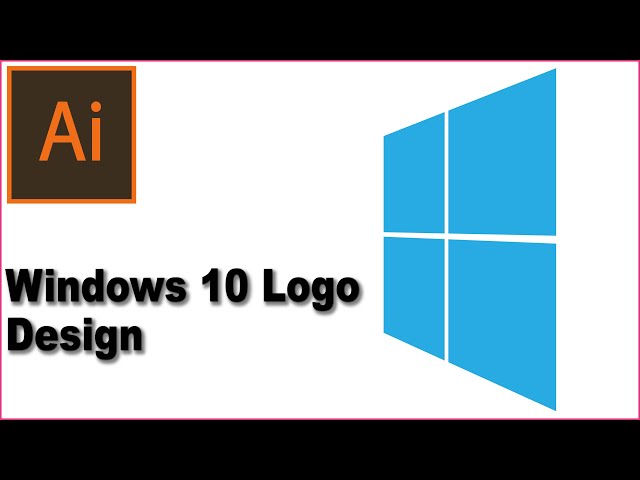 Windows 10 Logo Design Illustrator | Windows 10 Logo Make Illustrator | Windows 10 Logo Illustrator