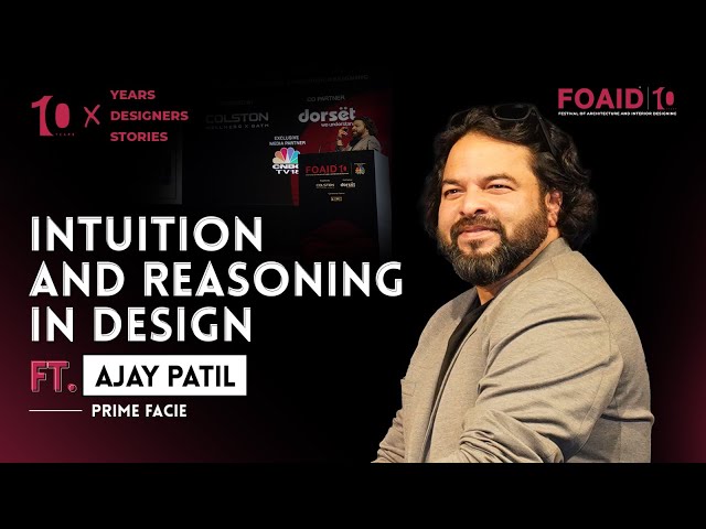 Intuition and reasoning in design ||  Ajay Patil