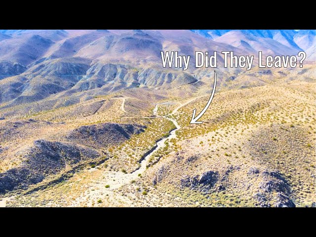 Abandoned Indian Camp and Ghost Town In the Mojave Desert