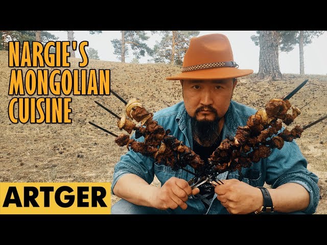 Nargie's Mongolian Cuisine: SHORLOG (Ultimate Mongolian Style Shish Kebab)