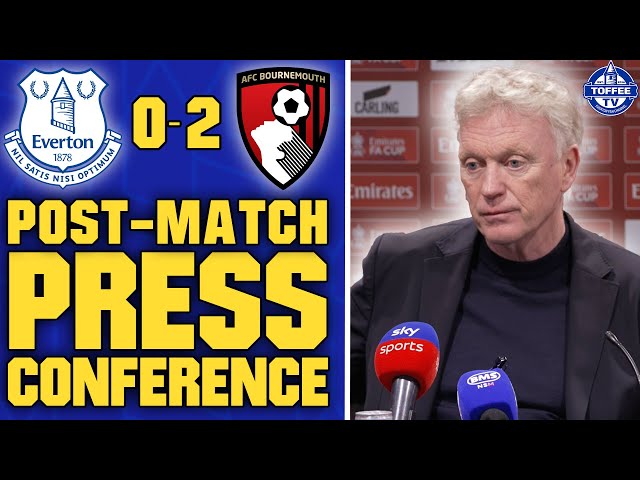 "WE CONCEDED TWO TERRIBLE GOALS" | Everton 0-2 Bournemouth | David Moyes' Reaction