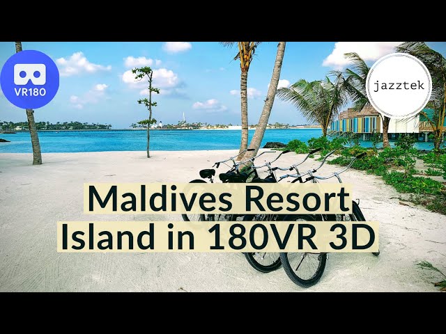 【VR180 Music】Maldives Resort Island in Virtual Reality 3D | My Travel and Music