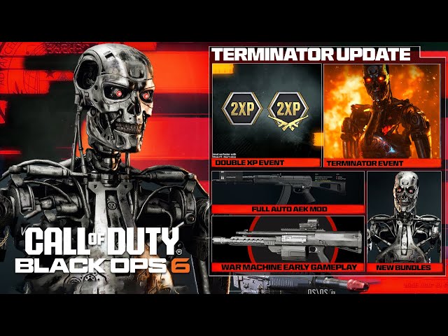 NEW Black Ops 6 Terminator Content Update EARLY Gameplay! (Terminator Event, New Weapons, & MORE)