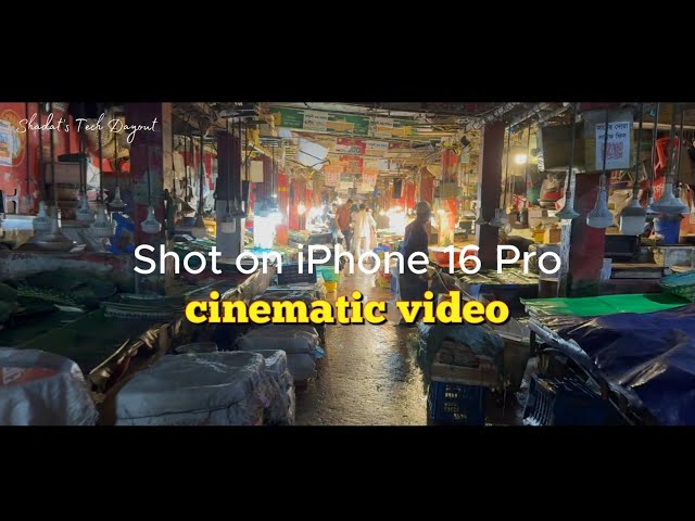 iPhone 16 Pro Cinematic Mode + Apple Log = Unreal Quality!