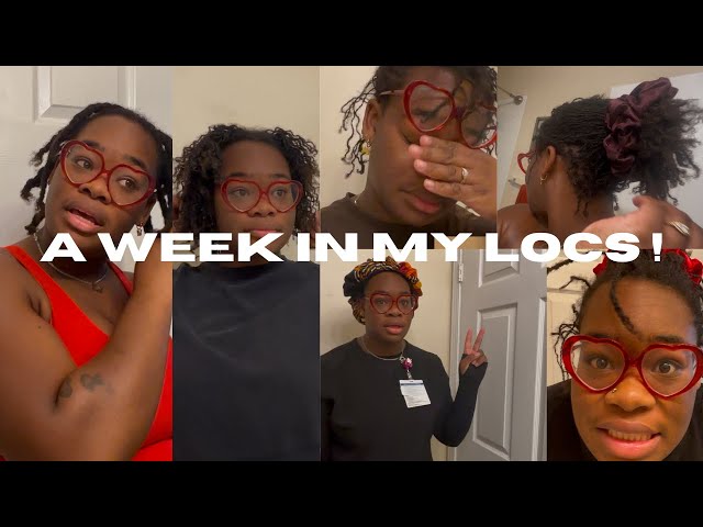 A WEEK in my locs | wash day | sisterlocs