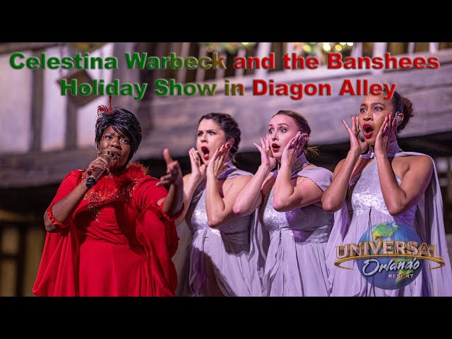 8K Celestina Warbeck and the Banshees Holiday Show at Universal Studios Florida in 3D VR180