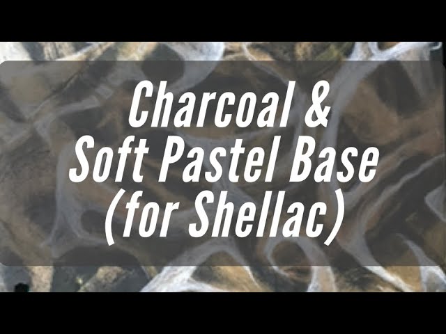 Timelapse:  Charcoal & Soft Pastel Base for Shellac