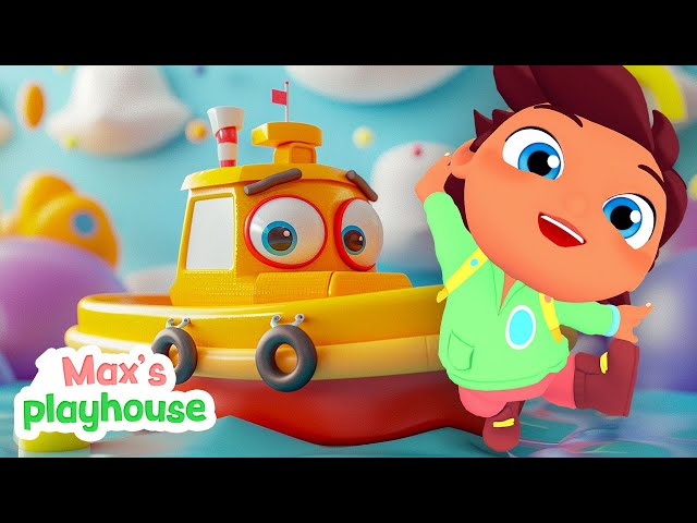 ROW ROW ROW YOUR BOAT | Classic Nursery Rhymes + Babies Videos | Max's Rhymes