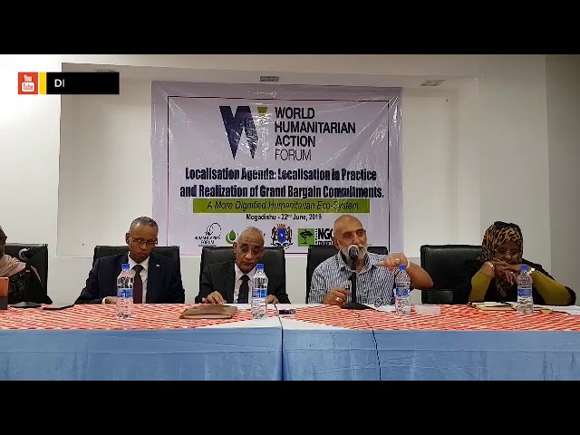 WHAF workshop on localisation with Somali organisations | Mogadishu Somalia | Dr. Hany El Banna