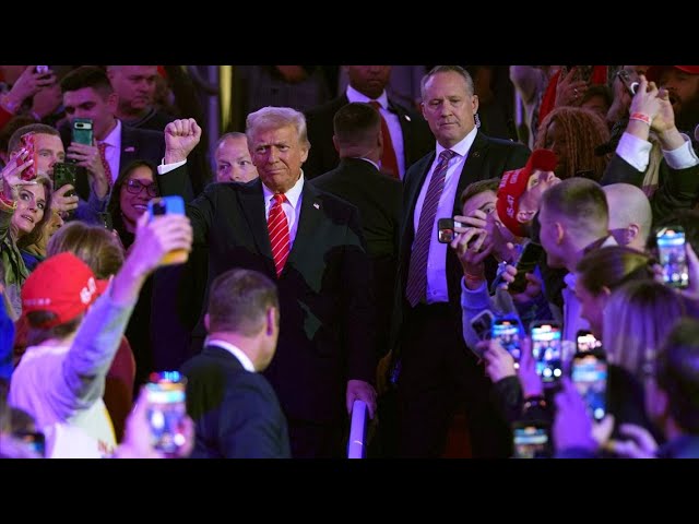 Donald Trump holds rally at Capitol One Arena