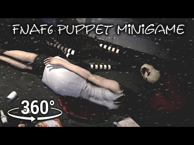 360°| FNAF6 Puppet Mini Game - Animatronic Perspective [SFM] (VR Compatible)