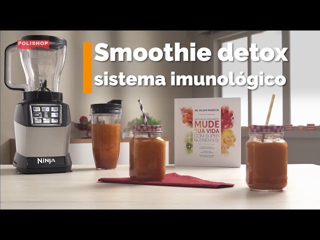 Receita Smoothie Detox Sistema Imunológico NutriNinja | Polishop