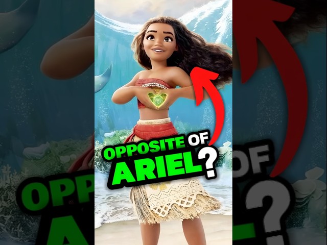 (MOANA) Theory That Will Blow Your Mind 🤯😰💀 #thelittlemermaid #moana #disney #shorts