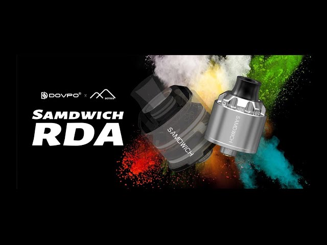 Samdwich RDA | By Dovpo x Across Vape | Impressive flavour & unique top airflow design