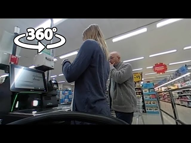 360 VR - Doing Some Shopping at Morrisons in Doncaster