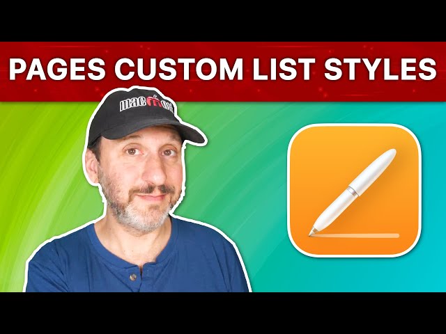 How To Create Custom List Styles In Pages