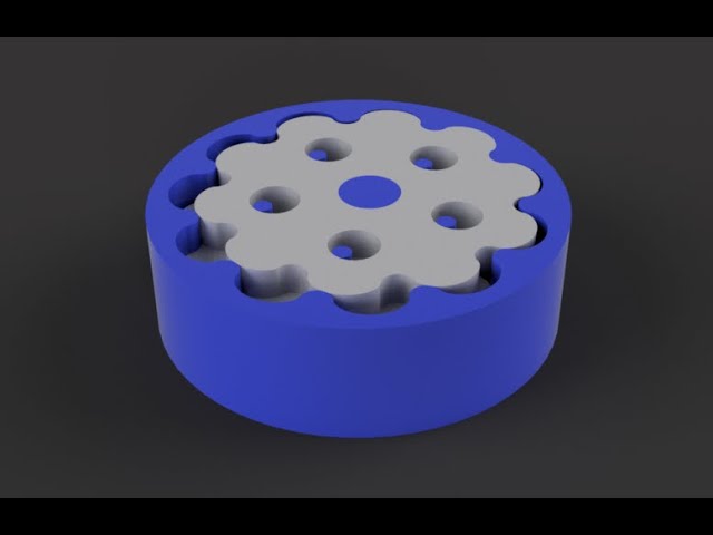 Parametric Cycloidal Gear Drive (Fusion 360)