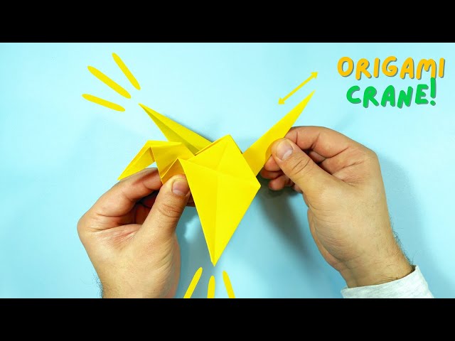 Erstaunliches Origami 🐤 in 5 Minuten: winkender Vogel