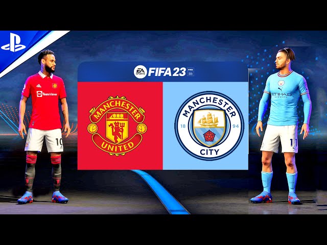 FIFA 23 - Man United vs Man City ft. Neymar Jr., Mount, Kovacic, Gvardiol - PS5™ Gameplay | 4K HDR