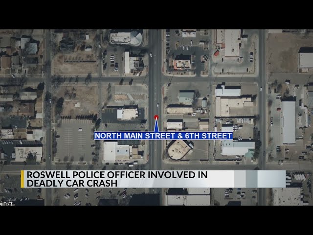 1 dead after crash involving Roswell police officer