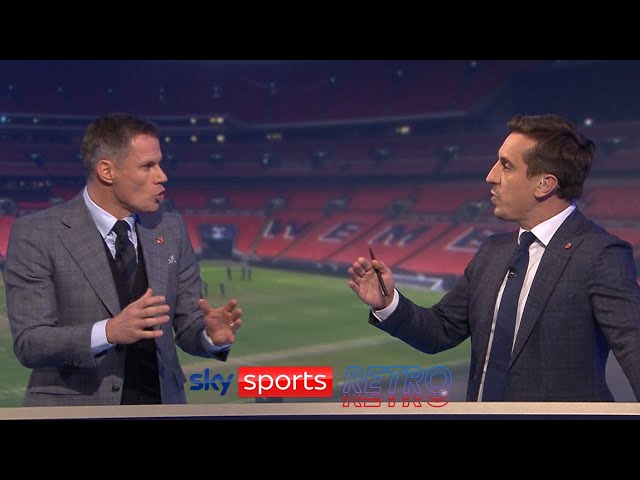 Jamie Carragher & Gary Neville get into a high-pitched argument over Tottenham