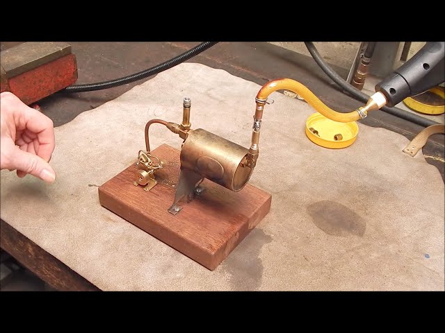 Run a model steam engine with an El Cheapo steam cleaner