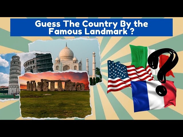 Guess The Country By the Famous Landmark Quiz | 20 Famous Landmarks