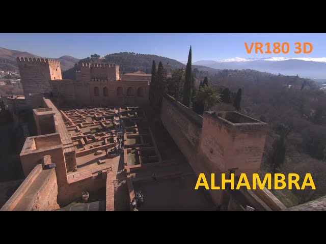 Alhambra, Granada, Spain 20.2.2024 | VR180 3D