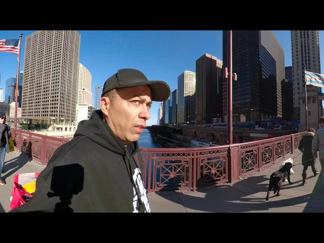 A Walk Downtown Chicago (360 view)