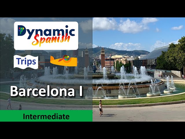 Explora Barcelona - aprende español en VR con Dynamic Spanish Trips (6K 360 VR)