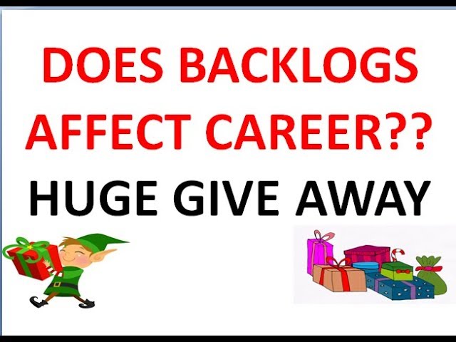 DOES BACKLOGS AFFECTS CAREER?? || HUGE GIVE AWAY CONTEST || SATURDAY STUDY TALKS PART-2 VIDEO