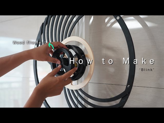 Making 3D Printed Wall Art. Detailed Explanation on Mechanism (Blink, Kinetic Art)