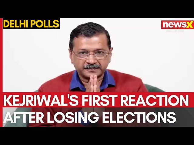 Delhi Election Results: Arvind Kejriwal's first reaction after losing the Elections | NewsX