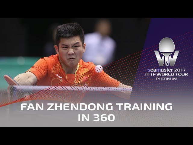 2017 China Open | Watch Fan Zhendong's Training in 360°