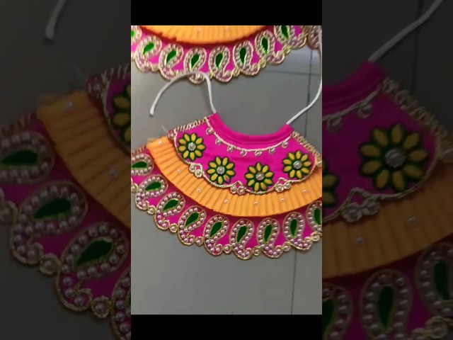 laddu gopal dress making for janmashtami #jewellery #vagha #youtubeshorts #shortvideo #shorts #kanha