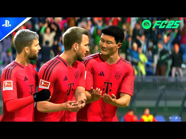 Harry Kane in Action | Bayern München vs M'gladbach - Third-Person Gameplay | EA FC 25