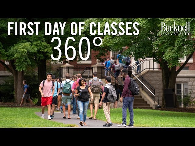 360° Video: First Day of Classes