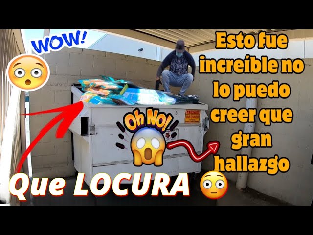 DUMPSTER DIVING♻️ESTO FUE INCREÍBLE NO LO PUEDO CREER 🫣 QUE GRAN HALLAZGO 😳 LO QUE TIRAN EN USA 🇺🇸