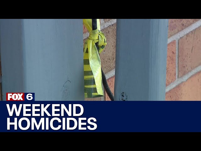 Milwaukee weekend homicides | FOX6 News Milwaukee