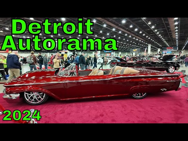 DETROIT AUTORAMA 2024 Car Show Walk through see the Top Cars, Trucks and Motorcycles