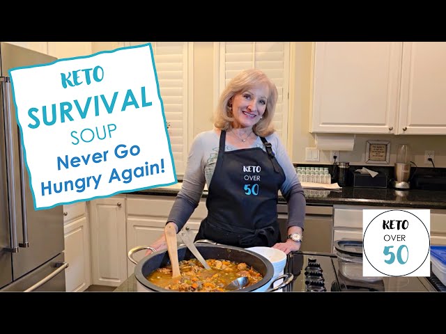 EASY KETO SURVIVAL SOUP: The Low-Carb Meal That Could Save Your Life! 🥣✨