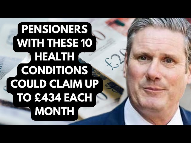 Pensioners with these 10 health conditions could claim up to £434 each month