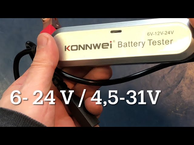 Konnwei 6V 12V 24V Bk200 unpacking, startup and disassembly