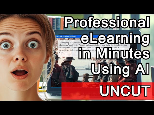 eLearning creation using AI - uncut