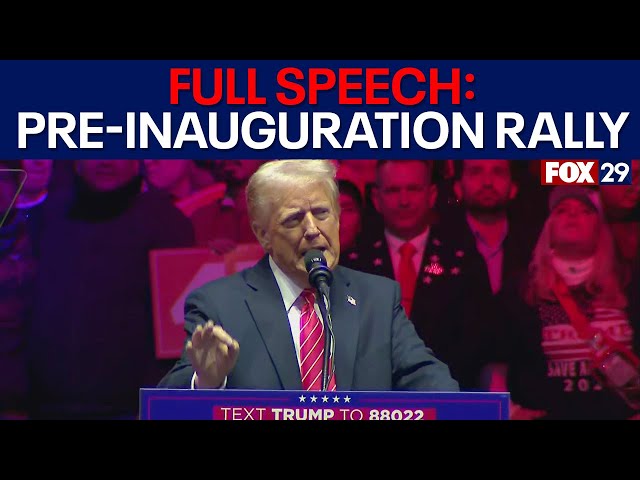 FULL SPEECH: Trump holds pre-Inauguration rally