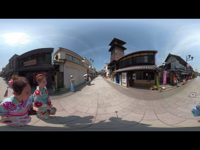 Walking Kawagoe Edo Townscape | 360 VR Video | Saitama Japan