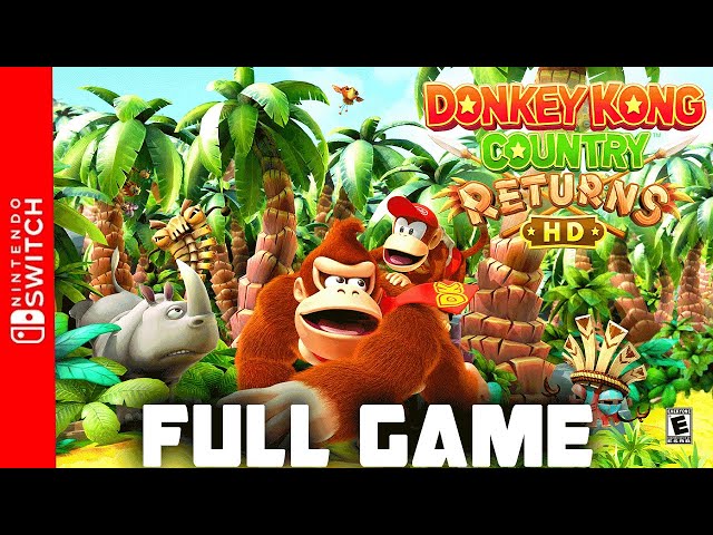 Donkey Kong Country Returns HD - Full  Nintendo Switch Gameplay Walkthrough | FULL GAME Longplay