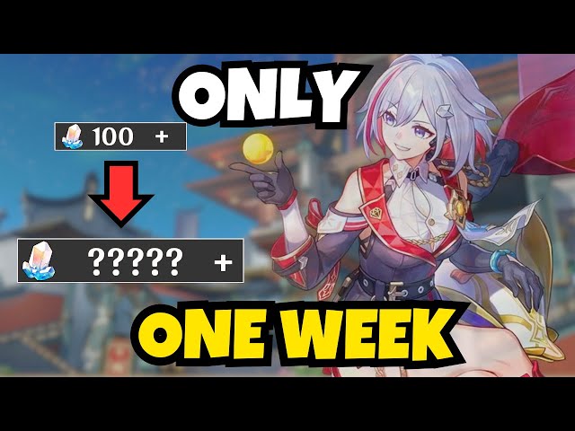 How many Stellar Jades can I collect in just 1 Week? | Honkai Star Rail Challenge