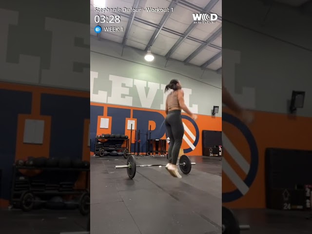 Steph Dufour - WZA Qualifier 2022 WOD 1 (Women’s Elite/RX)